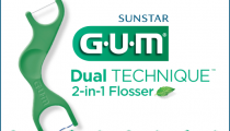 1. NEW Dual Technique 2- in -1 Flosser Logo