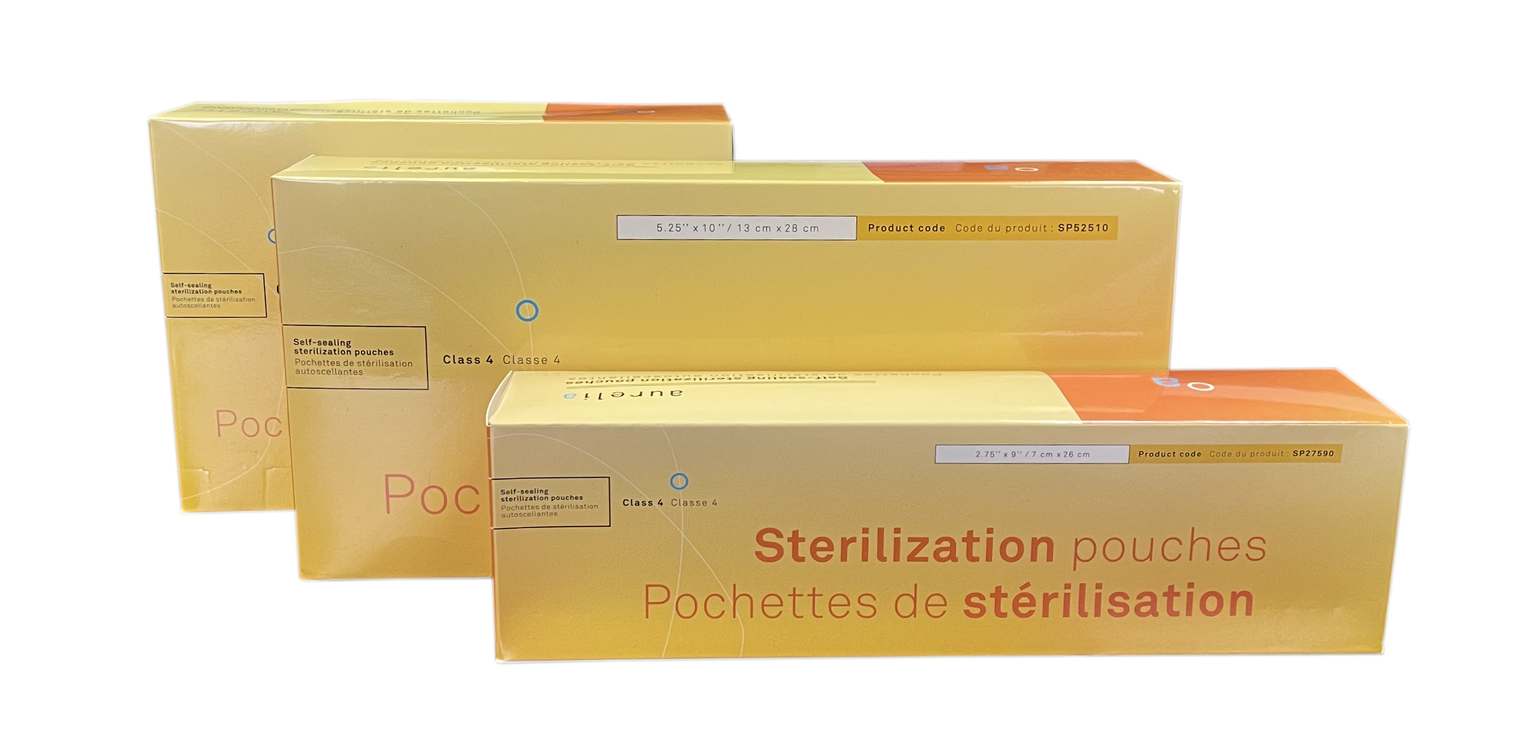 Self-sealing sterilization pouches